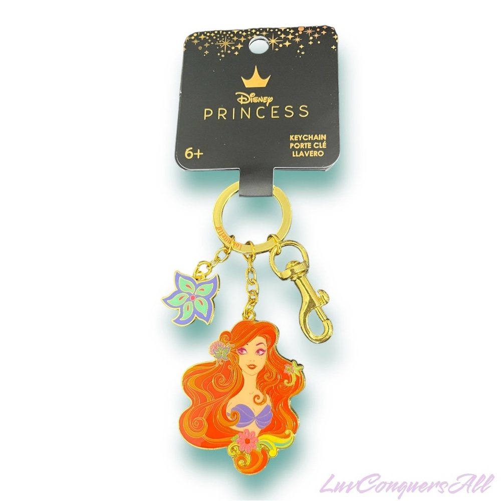 Loungefly Disney The Little Mermaid Ariel Aquatic Dream Portrait Keychain